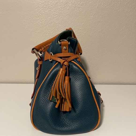 Dooney & Bourke Teal Florentine bag, leather - Picture 5 of 12